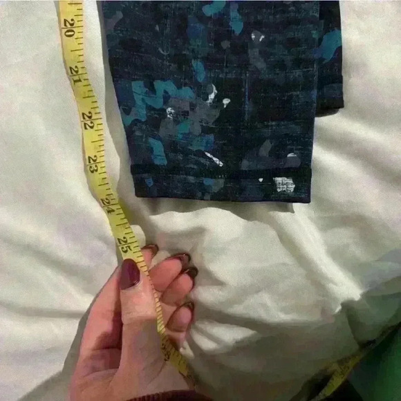 Sweaty Betty 7/8 The Power Green Deep Lake Camo Leggings Women’s Small - Picture 16 of 16